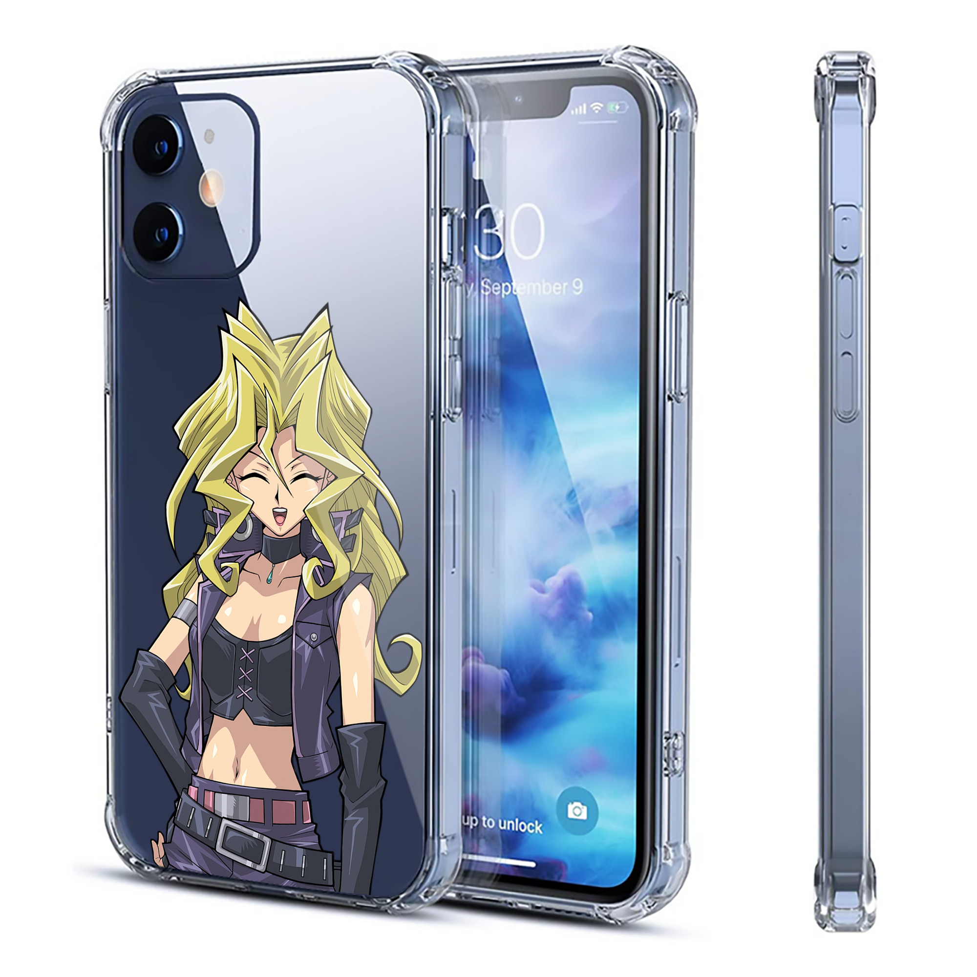 （画像用） 遊☆戯☆王 Yu-Gi-Oh! 【iPhone 12シリーズ対応】透明スマホケース（クリアソフトケース）